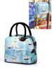 Vincent van Gogh: Boats at St. Marie's Oil Painting Insulated Lunch Bag and phone holder Set (BG15203 + BG15312)